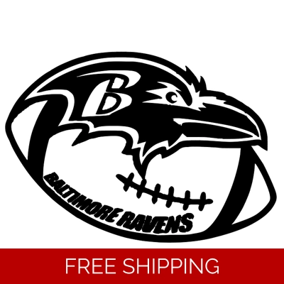 NFL Football Baltimore Ravens die cut vinyl decal